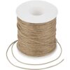 Beadthoven 1 rollo de 0.039 in hilo de algodón encerado