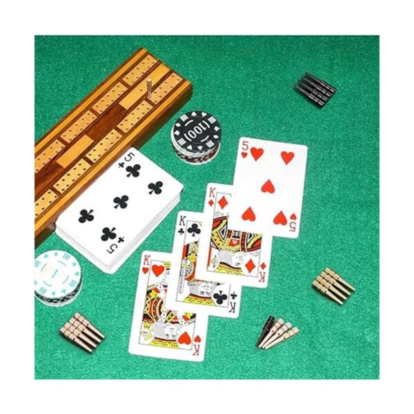 Mudder Pinzas de metal de 4 colores para juego de mesa_4