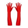 Skeleteen Guantes de ópera de satén rojo guantes de codo_1