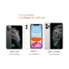 JanCalm Funda tipo cartera para iPhone 11 diseño floral_5