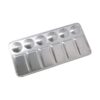 Honbay Juego de 2 piezas de pintura rectangular de metal