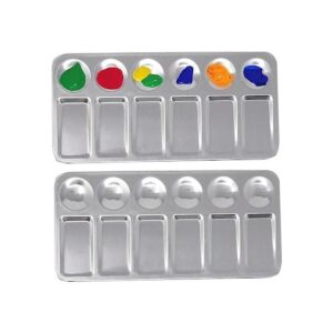 Honbay Juego de 2 piezas de pintura rectangular de metal