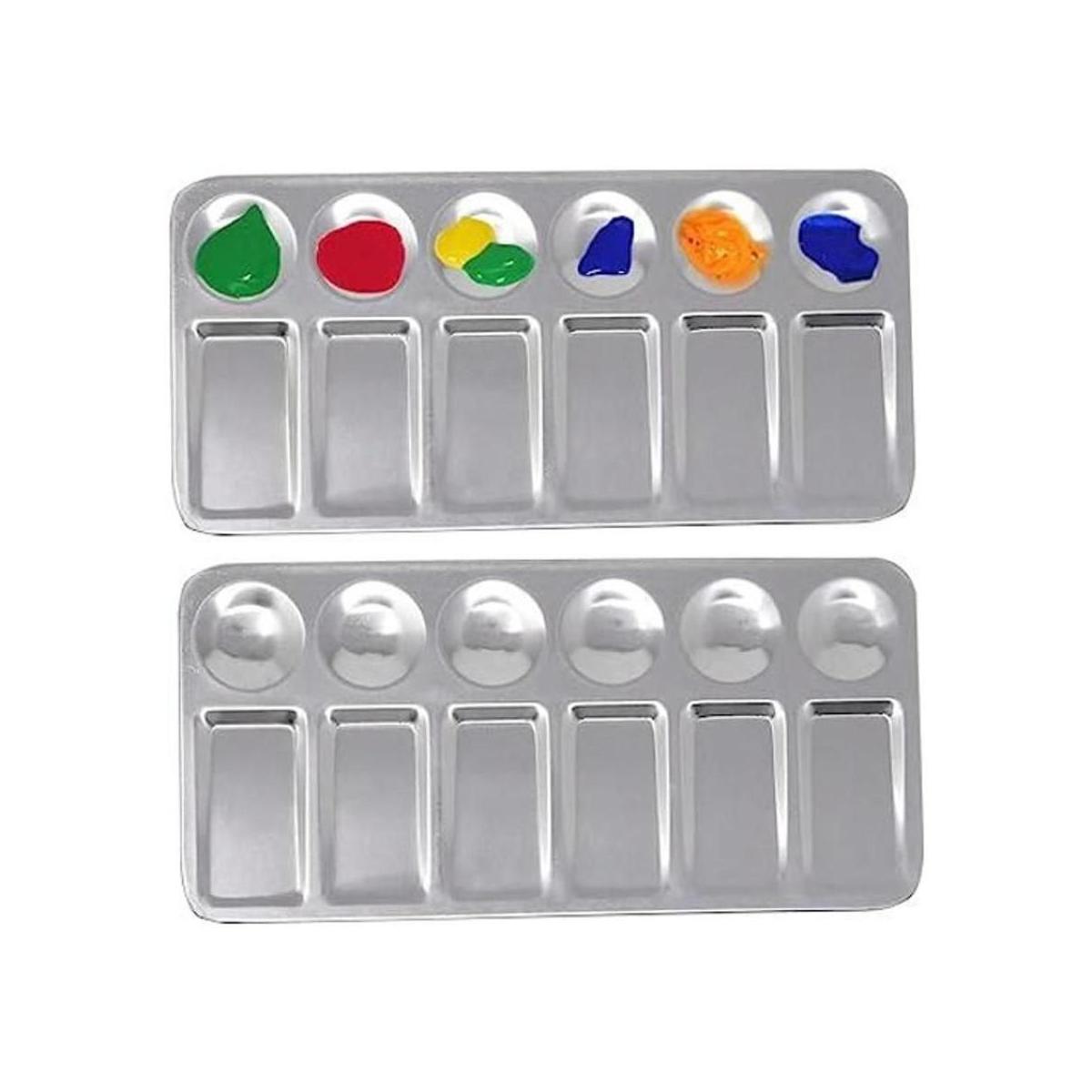 Honbay Juego de 2 piezas de pintura rectangular de metal