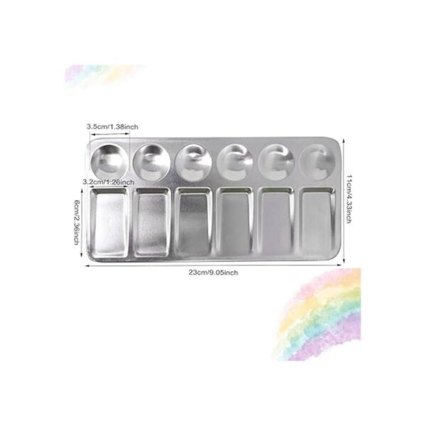 Honbay Juego de 2 piezas de pintura rectangular de metal
