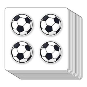Calcomanías de fútbol 1 pulgada calendario de_1