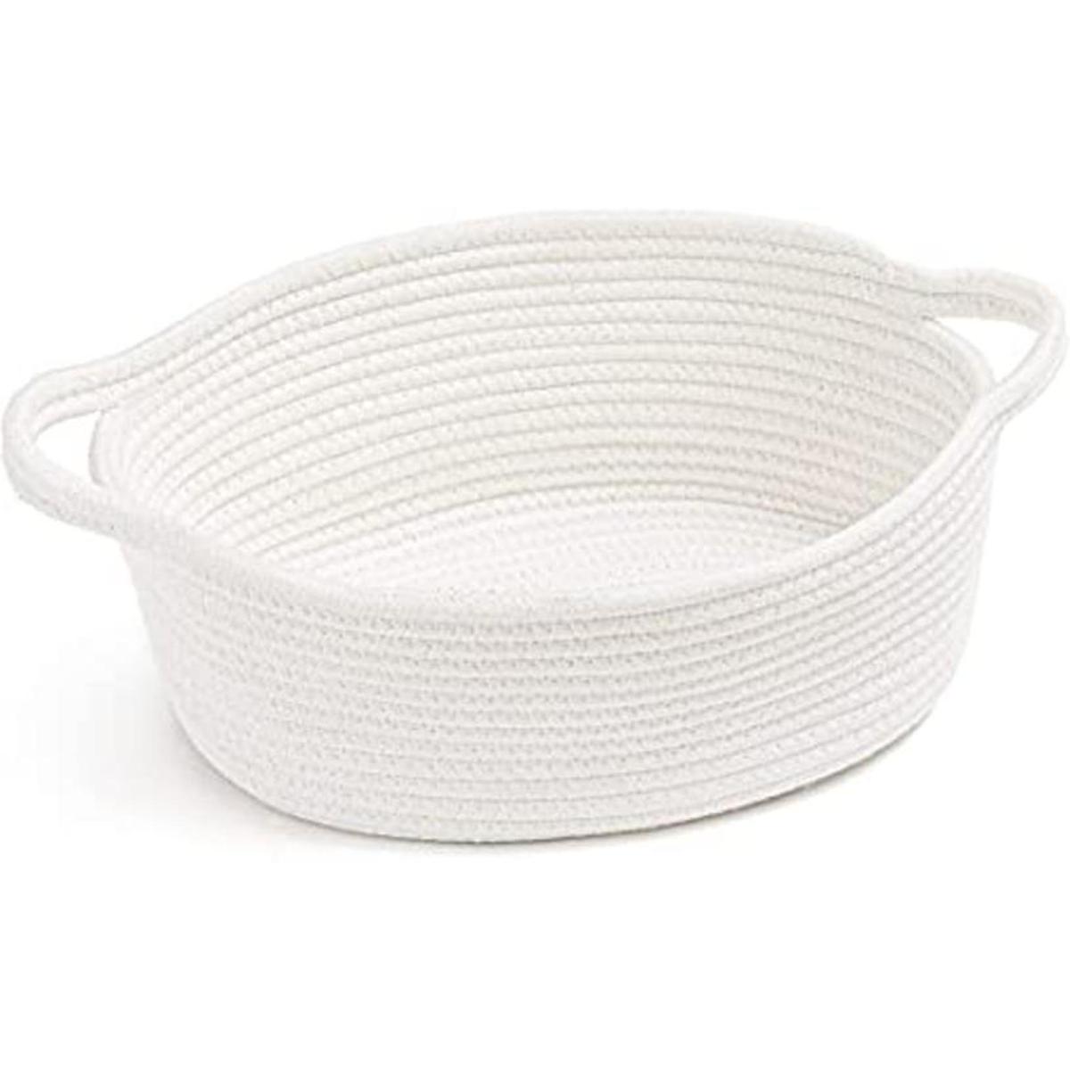 Goodpick Cesta pequeña de cuerda tejida bonita cesta de