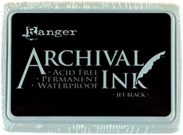 Ranger Almohadilla de tinta de archivo color negro_1