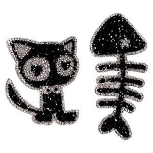 Parches bordados con lentejuelas Kawaii con parches de_1