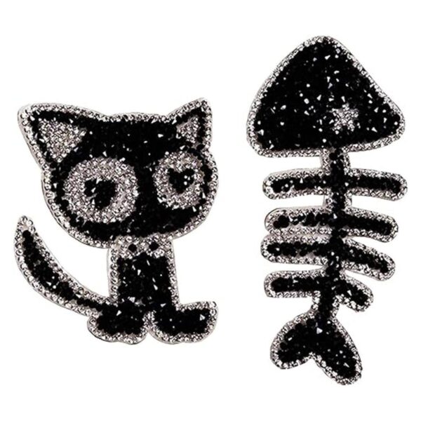 Parches bordados con lentejuelas Kawaii con parches de_1