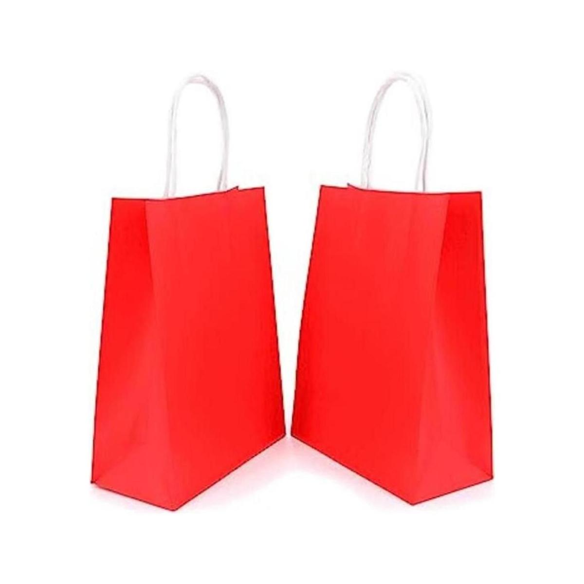 YADIAN 12 bolsas de regalo de papel kraft con asa bolsas