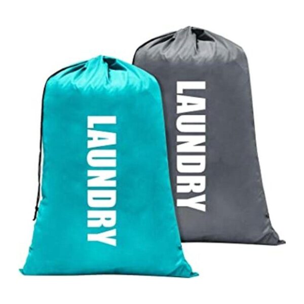 Bbzeal Paquete de 2 bolsas de lavandería de viaje XL