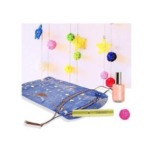 100 bolsas de organza para joyas con estrella de luna