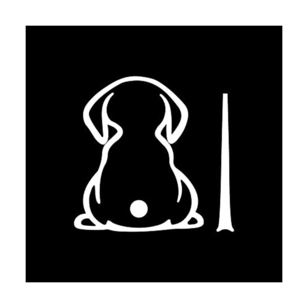 Dreothy Calcomanía para perro impermeable de vinilo_2