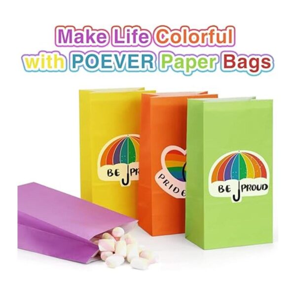 Poever 30 bolsas de recuerdo de fiesta 6 colores