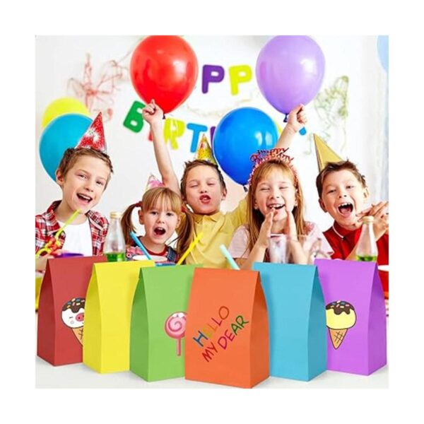 Poever 30 bolsas de recuerdo de fiesta 6 colores