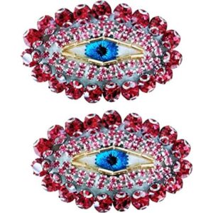 2 piezas de parches de ojo malvado de diamantes de_1