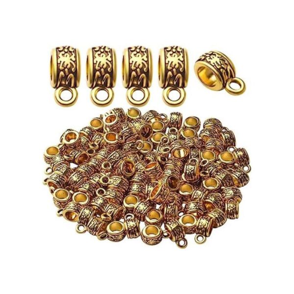 100 piezas de oro antiguo de la fianza del tubo de la