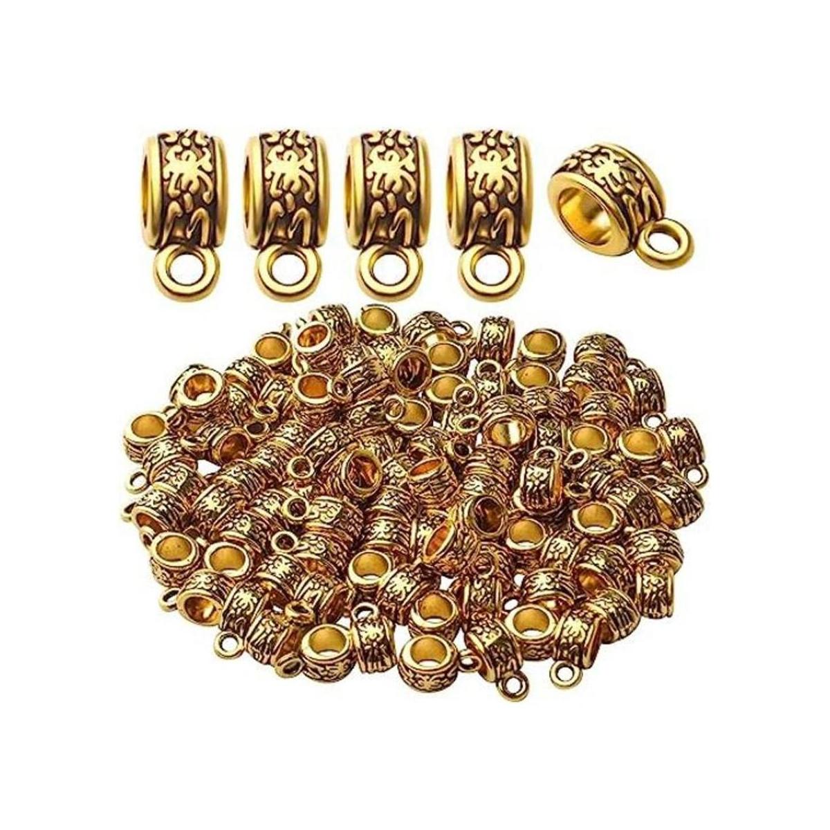 100 piezas de oro antiguo de la fianza del tubo de la