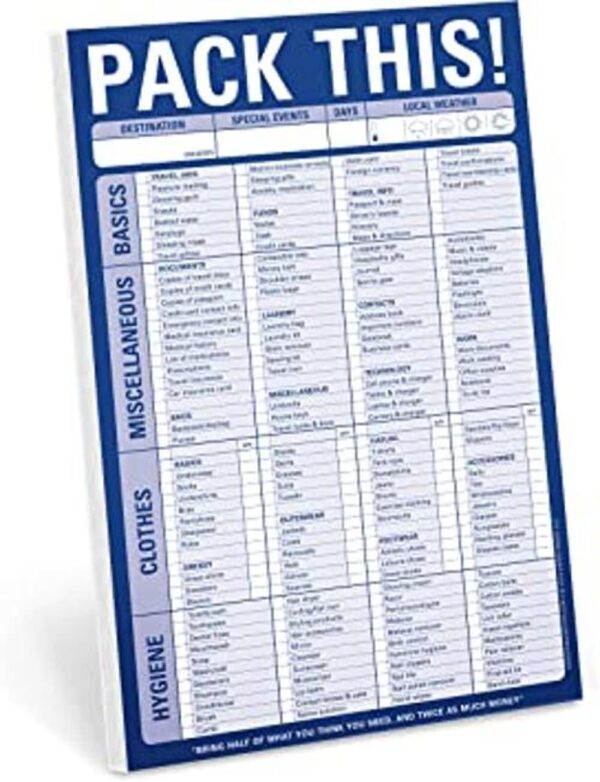 Knock Knock Classic Pads bloc de notas de lista de_1