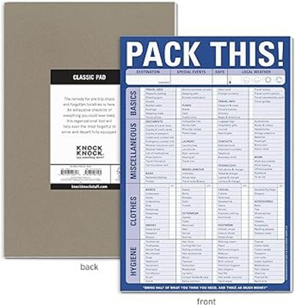 Knock Knock Classic Pads bloc de notas de lista de_2