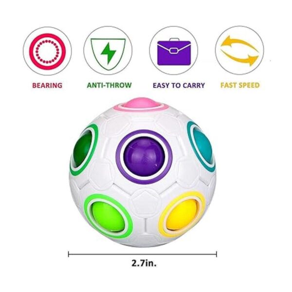 LiangCuber Moyu Rainbow Ball Magic Cube Puzzle Toy Magic_2