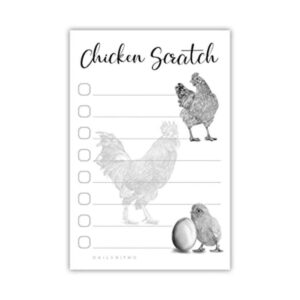 Bloc de notas adhesivo para hacer gallinas para rascar_1