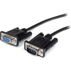 StarTech. com Cable de extensión serie DB9 RS232 de 9.8_1