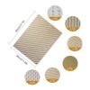 SAVITA 60 Sheets 30x45cm11x17 inch Gold White Metallic