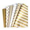 SAVITA 60 Sheets 30x45cm11x17 inch Gold White Metallic