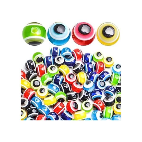 100 abalorios de mal ojo 0.472 in multicolor Lampwork_1