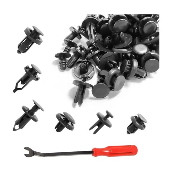 Kit de 120 clips de retención retenedores tipo empuje de_1