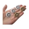 50pcs Celestial Sun Charms Aleación Tibetana Luna Sol