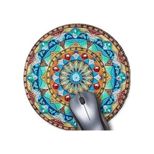 Hermosa pintura al óleo estilo acuarela mandala fondo de_1
