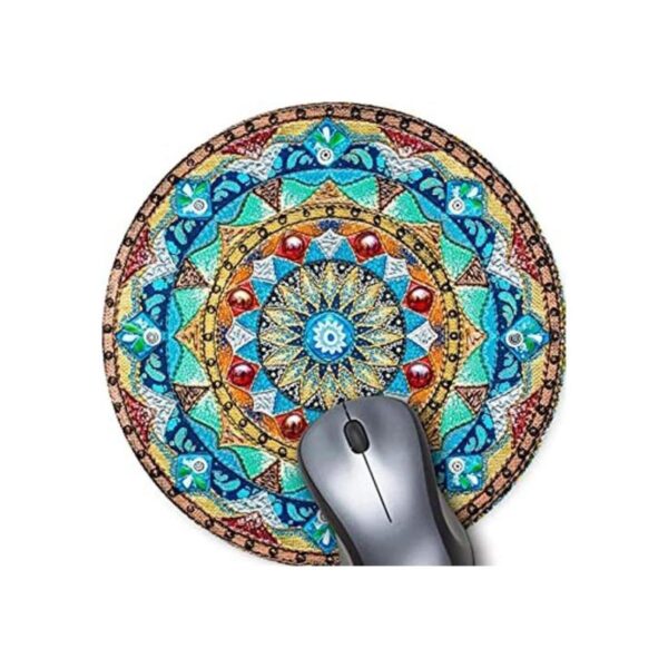 Hermosa pintura al óleo estilo acuarela mandala fondo de_1