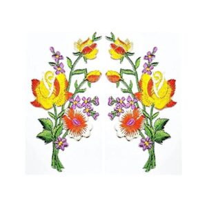 HHO hermosa flor amarilla parche mezcla de flores_1