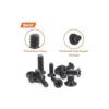 HELIFOUNER 600 tornillos de cabeza plana M2 M2.5 M3_4