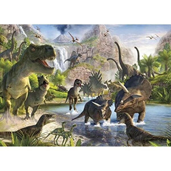 Toreta Rompecabezas de dinosaurio para niños de 4 a 8_1
