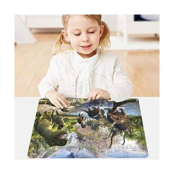 Toreta Rompecabezas de dinosaurio para niños de 4 a 8_5
