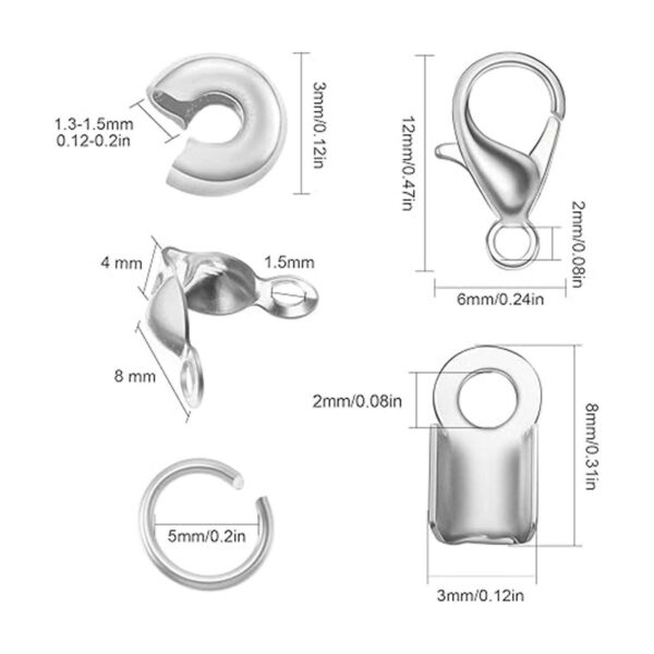 El juego de 880 piezas de accesorios para hacer joyas