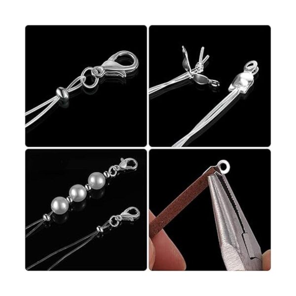 El juego de 880 piezas de accesorios para hacer joyas