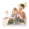 Toreta Rompecabezas de dinosaurio para niños de 4 a 8_4