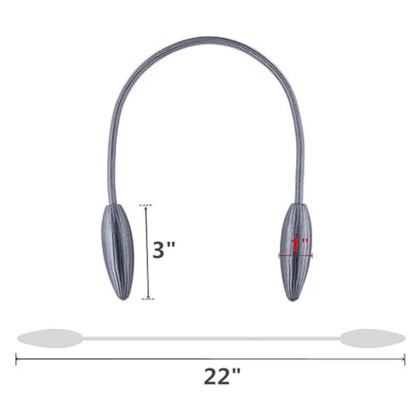 SWTOOL Juego de 2 soportes para cortinas para cortinas_2