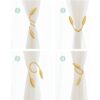 SWTOOL Juego de 2 soportes para cortinas para cortinas_5