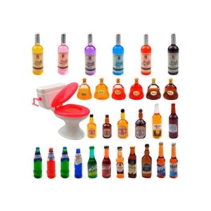 30 piezas de 29 estilos de mini botellas de vino con 1_1