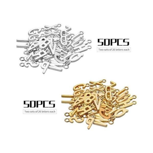 Dijes de letras a granel 104pcs AZ letras encantos del_2