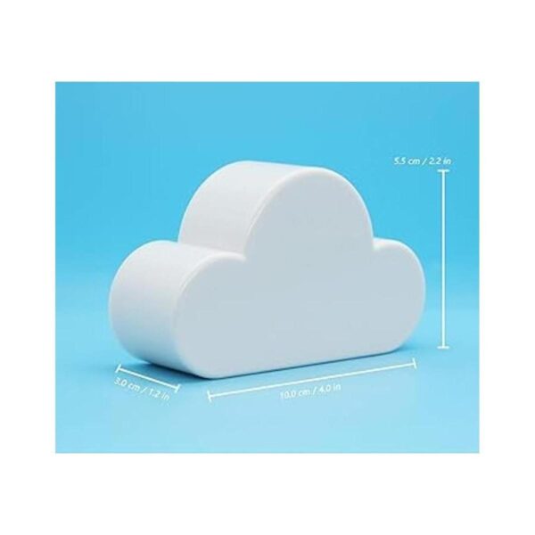 Soporte de pared magnético con forma de nube blanca para_2
