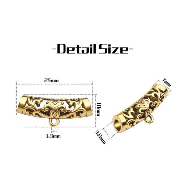 Conector tibetano de la fianza 50 piezas de oro antiguo