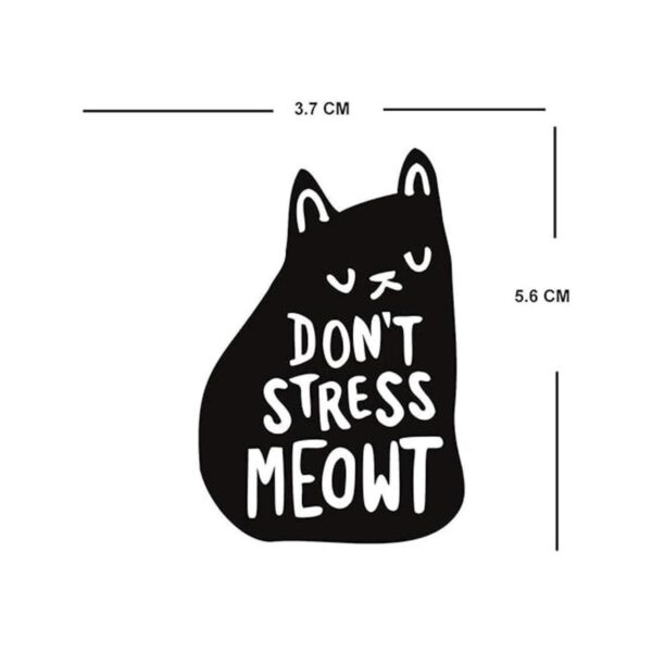 Juego de 3 gatos DIY serigrafiado planchado en parche_2