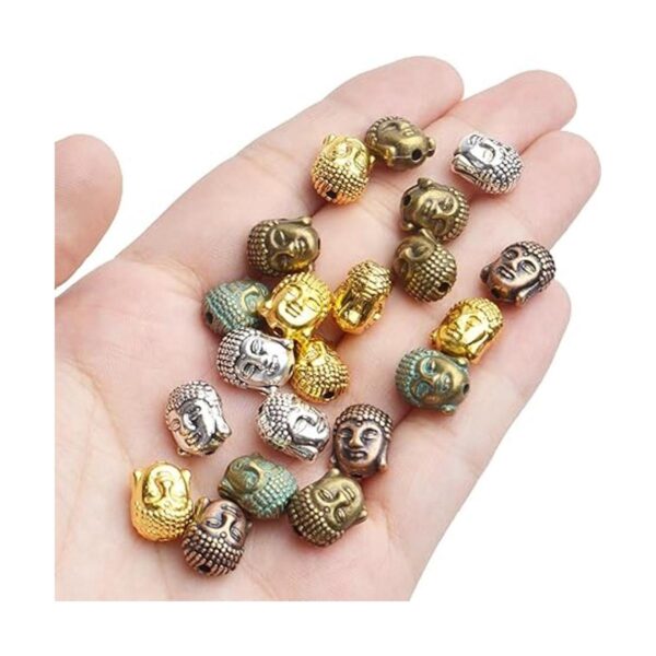36 cuentas de cabeza de Buda 6 colores tibetanos de