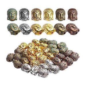36 cuentas de cabeza de Buda 6 colores tibetanos de